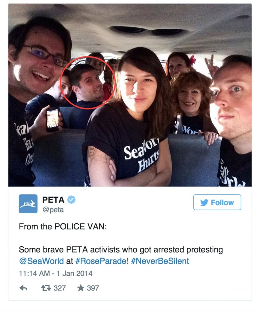 A picture of a group of people in a van.