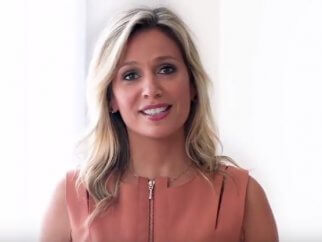 screenshot of Luisa Mell from an anti-SeaWorld video by PETA Latino