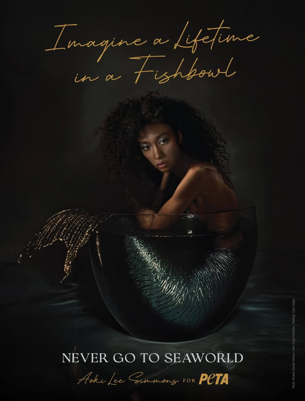 Aoki Lee Simmons Is Trapped in a Fishbowl? PETA
